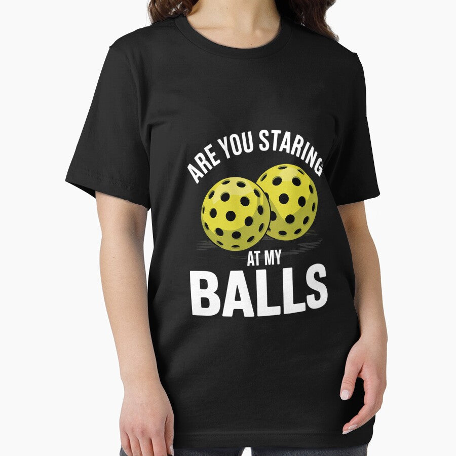 are you staring at my balls pickle ball by THagBlue