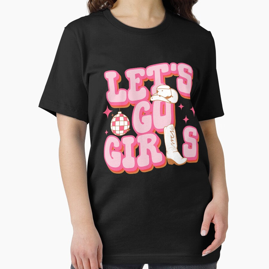 Let's Go Girls Cowboy Hat Cowgirl Boots Bachelorette Party by feel-good-club