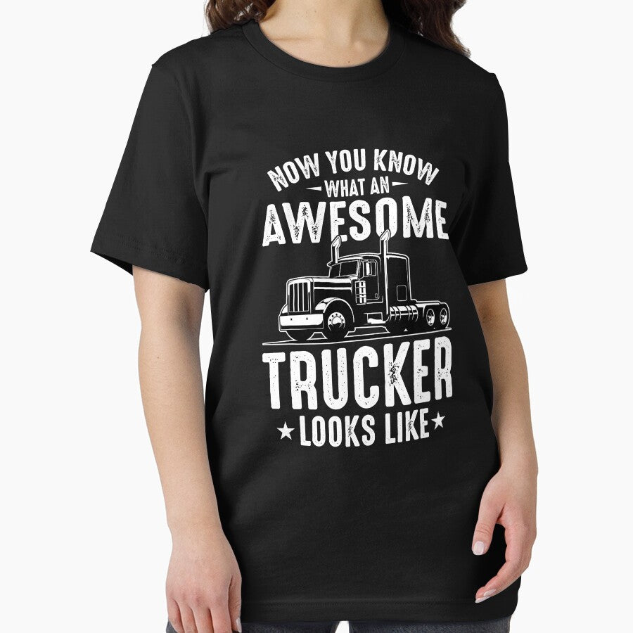 Awesome Trucker Looks Like Big Rig Semi Trailer Truck Driver Gift by GardNewerd