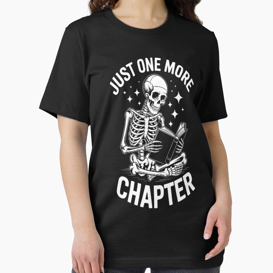 Just One More Chapter, Skeleton Reading Book by TheRetroStyle