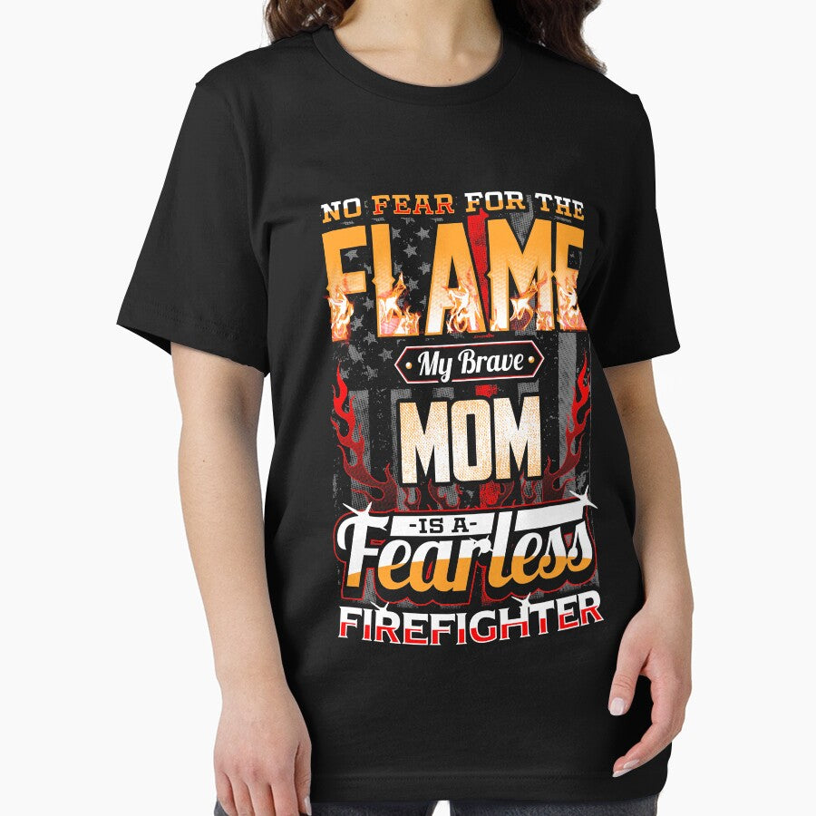 Mom Firefighter American Flag by Delightfully Cynical