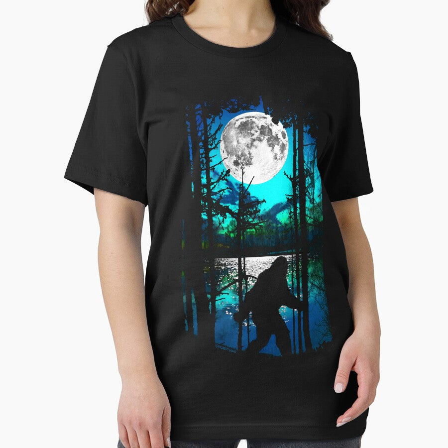Bigfoot Moon by ROBOTFACE T-Shirts