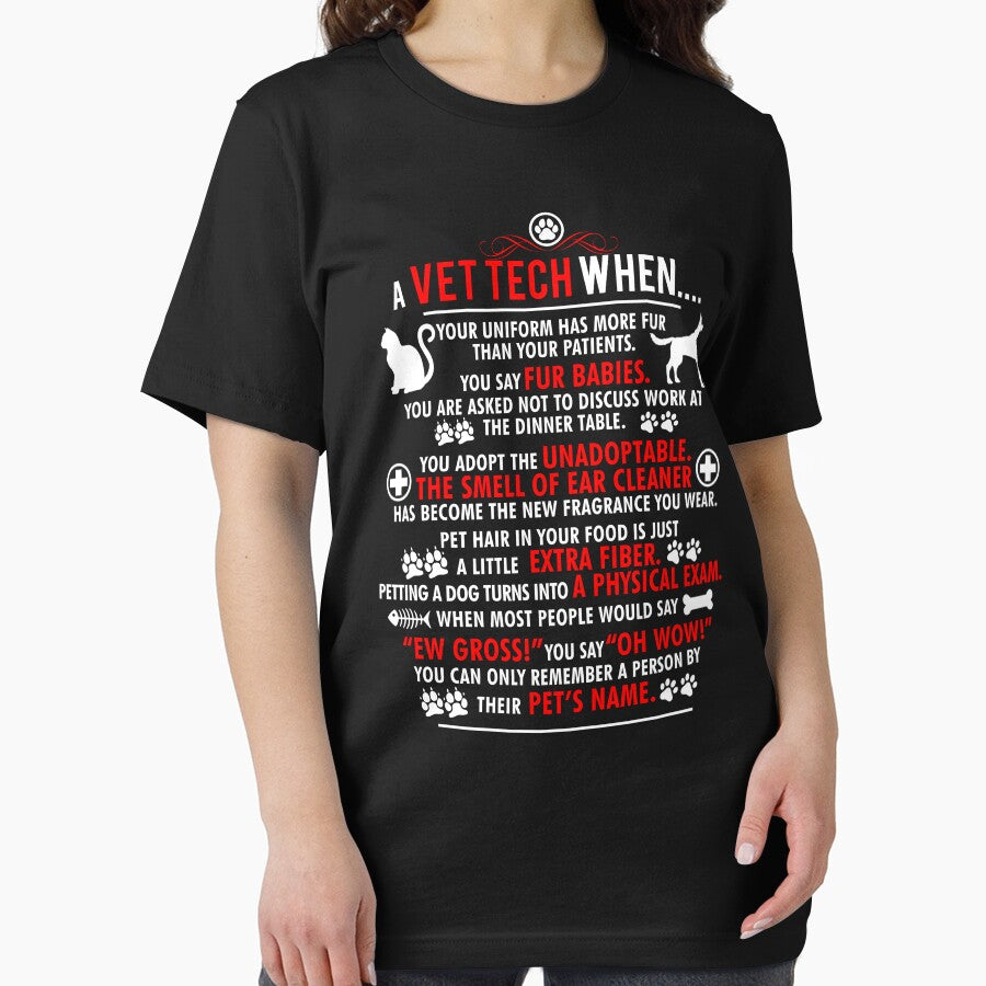 Veterinary Technician Vet Tech Gift by TopDawgDesigns