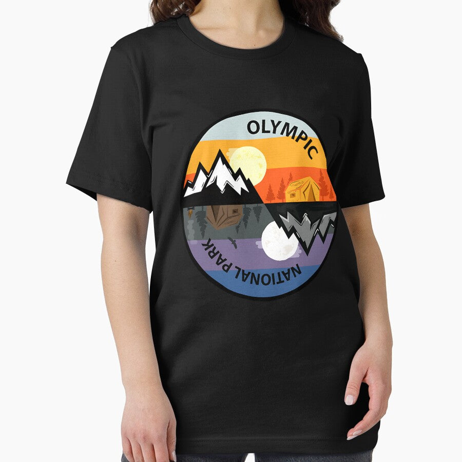 Retro Vintage Olympic National Park Souvenir by Duncidi