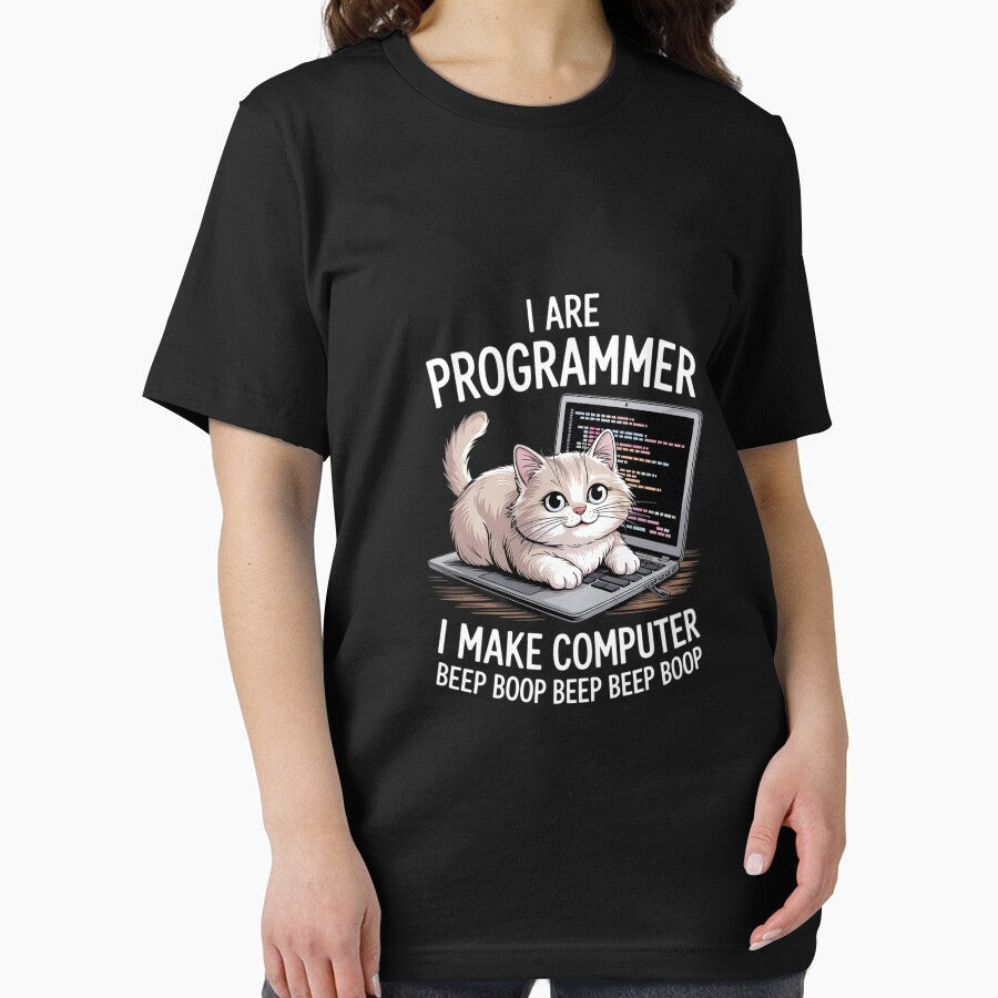 I Are Programmer I Make Computer Beep Boop Cute Cat by DigitaldeligArt