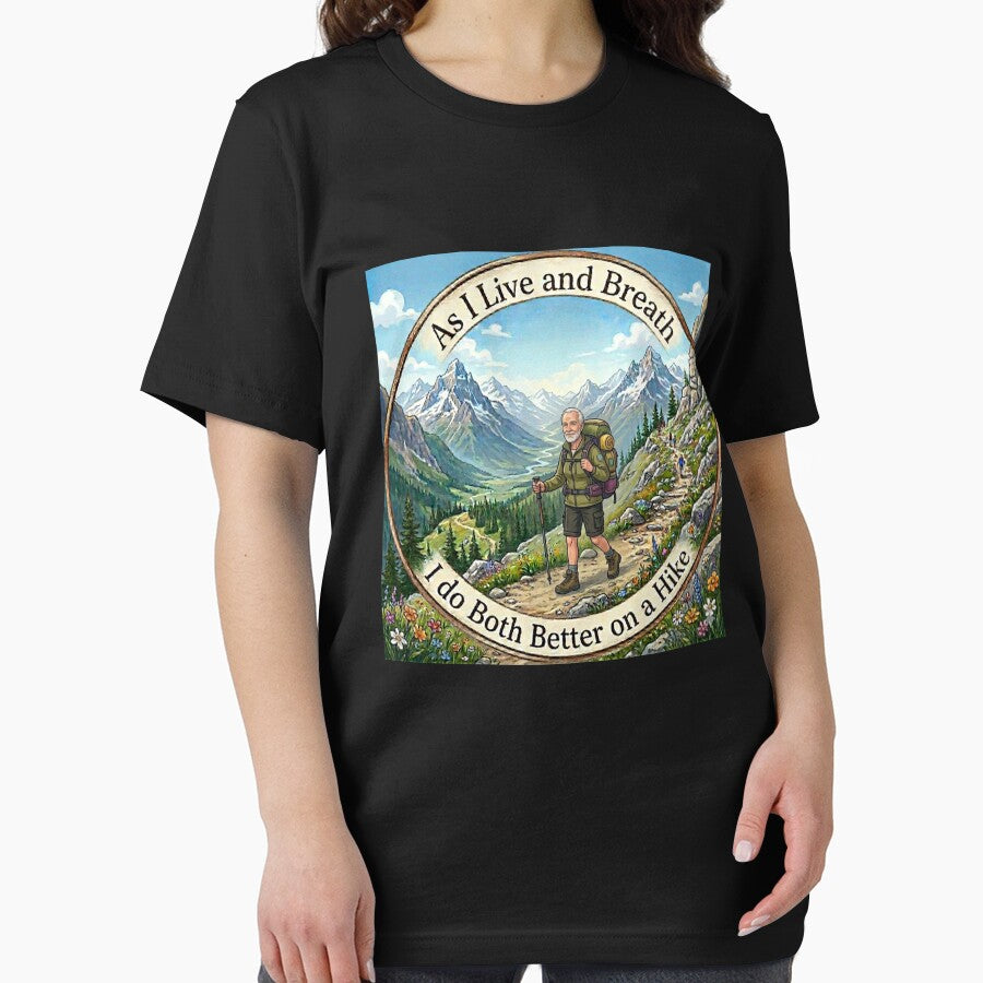 Hiking helps me to Live and Breath by Tees by geigsz
