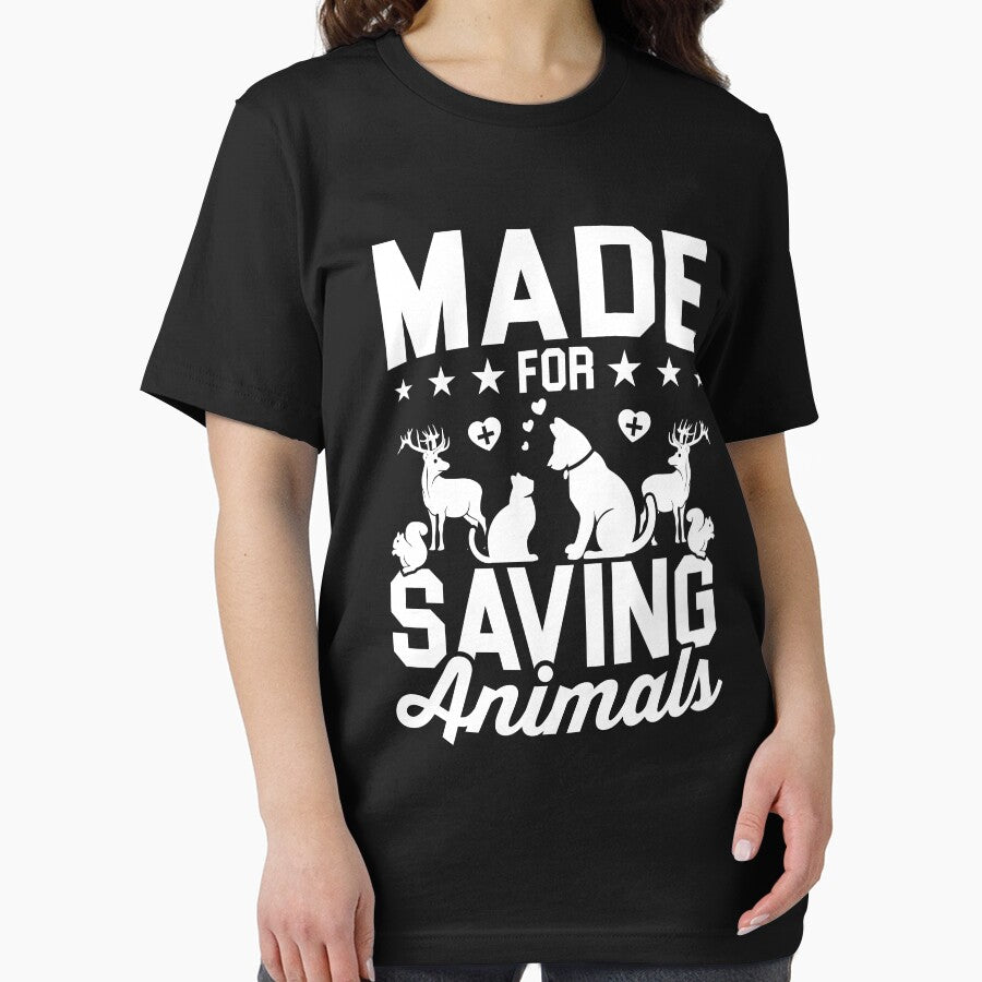 Made For Saving Animals Shirt, Animal Lover Shirt, Veterinarian Shirt, Veterinary Shirt, Vet Tech Shirt, Vet Shirt, Veterinary Technologist by aymob