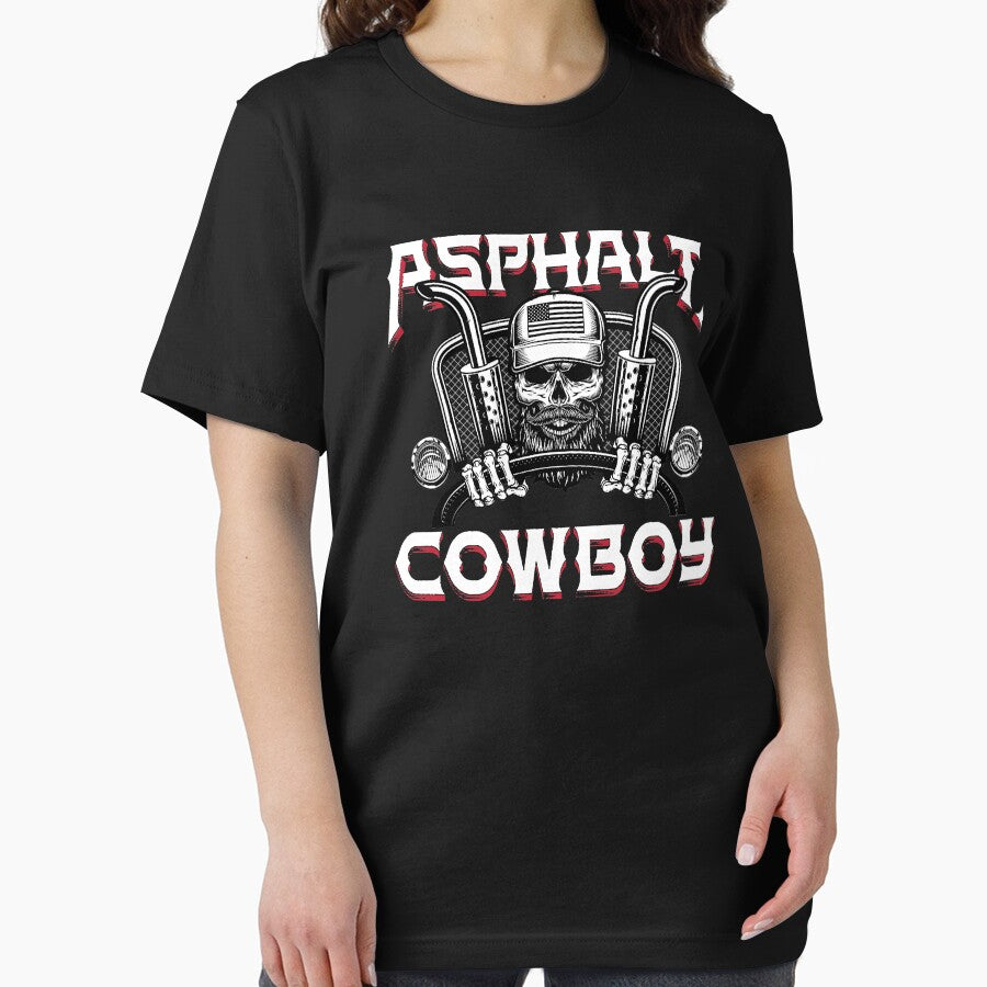 Asphalt Cowboy Funny Truck Driver Trucker Diesel Semi Gift by GardNewerd