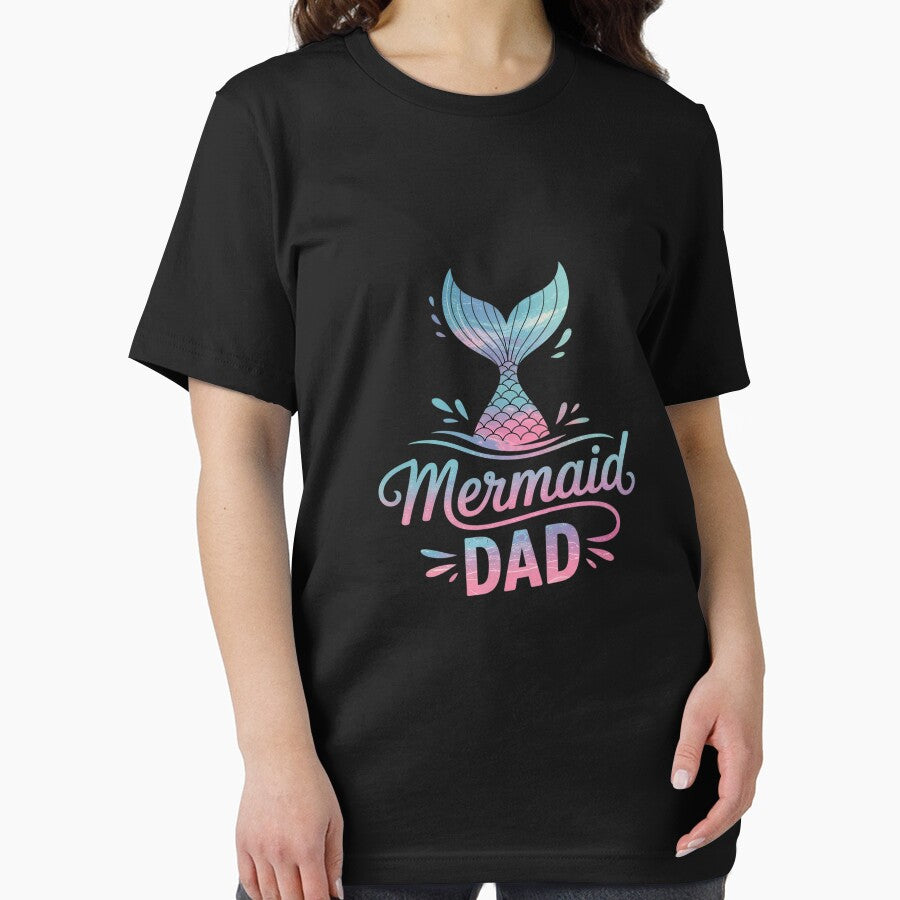 Mermaid Dad Funny Merman Daddy Dad Family Matching Birthday by AvagondaMind