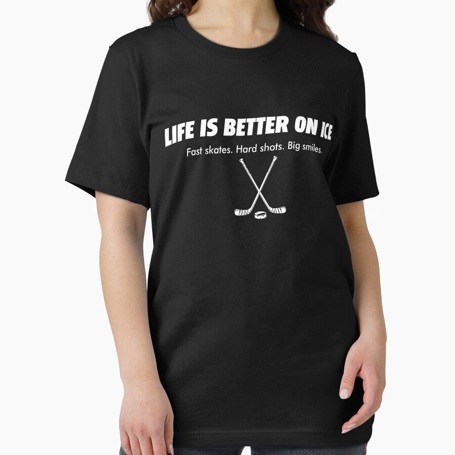 Life Is Better On Ice Hockey by BallerTeeShop