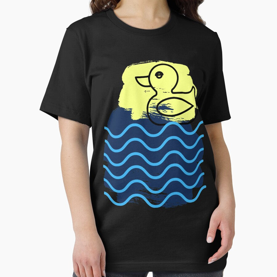 Rubber Ducks Swimming by Vacant-Ditch