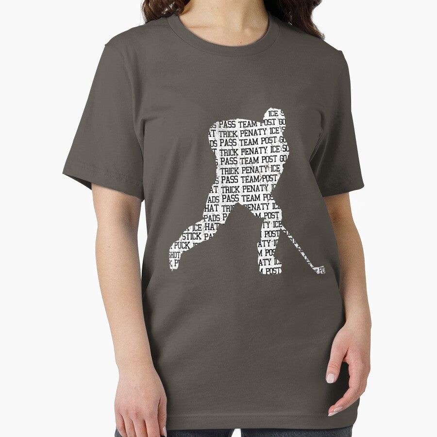 Hockey Player T shirt by 3familyllc