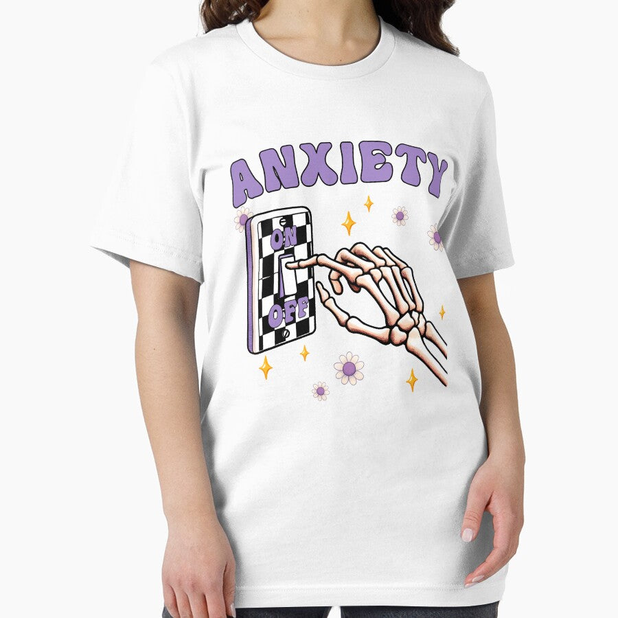 Anxiety On Off Mental Health Awareness For Anxious People by StickChic