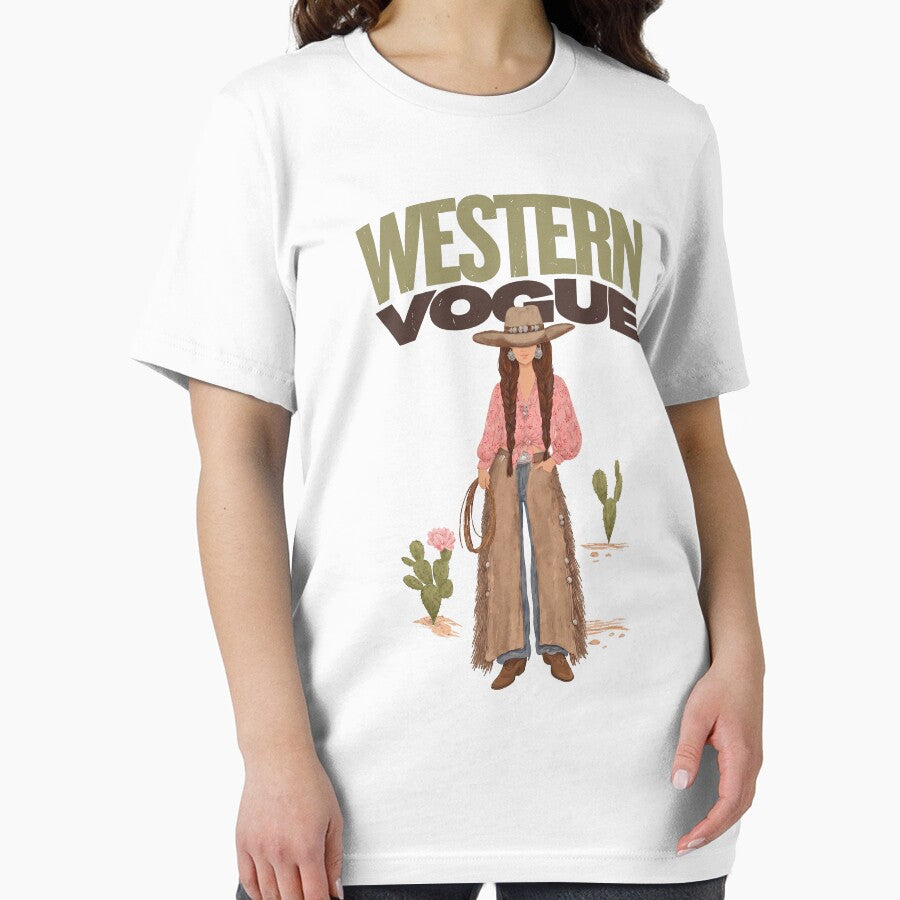 Western Vogue Cowgirl Vintage Western Aesthetic by Glow-Paw-Studio