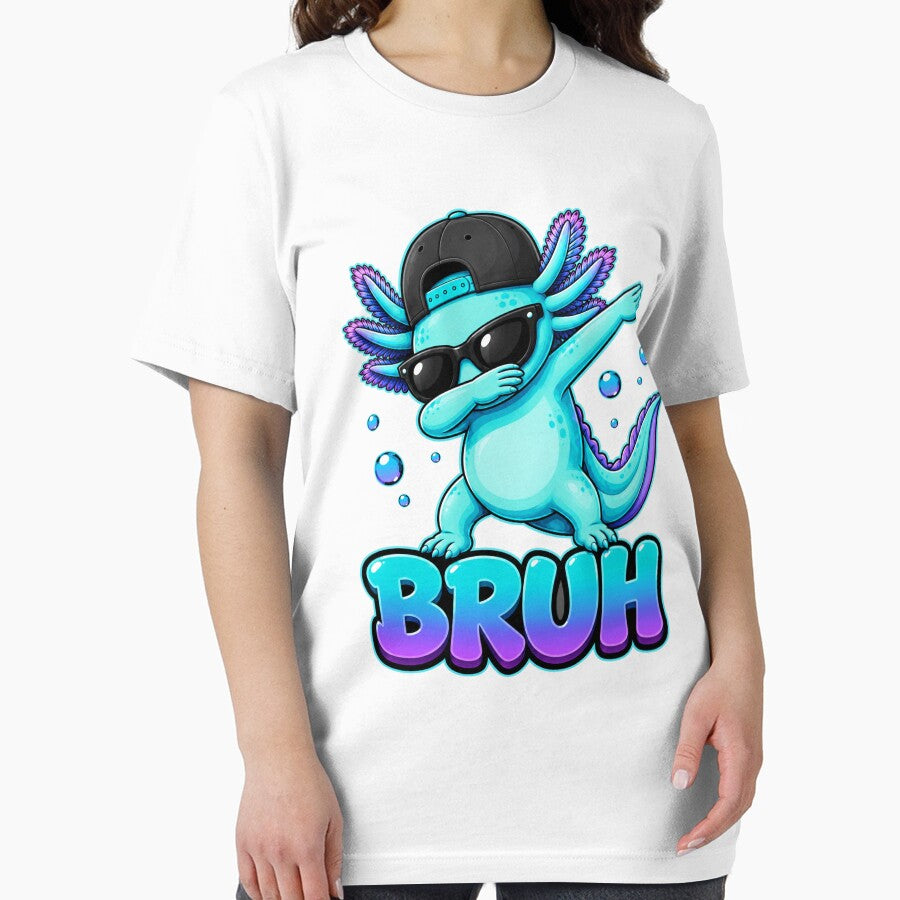Bruh Dabbing Axolotl Funny Cool Axolotl Meme Cute Amphibian Humor by 76Valeria