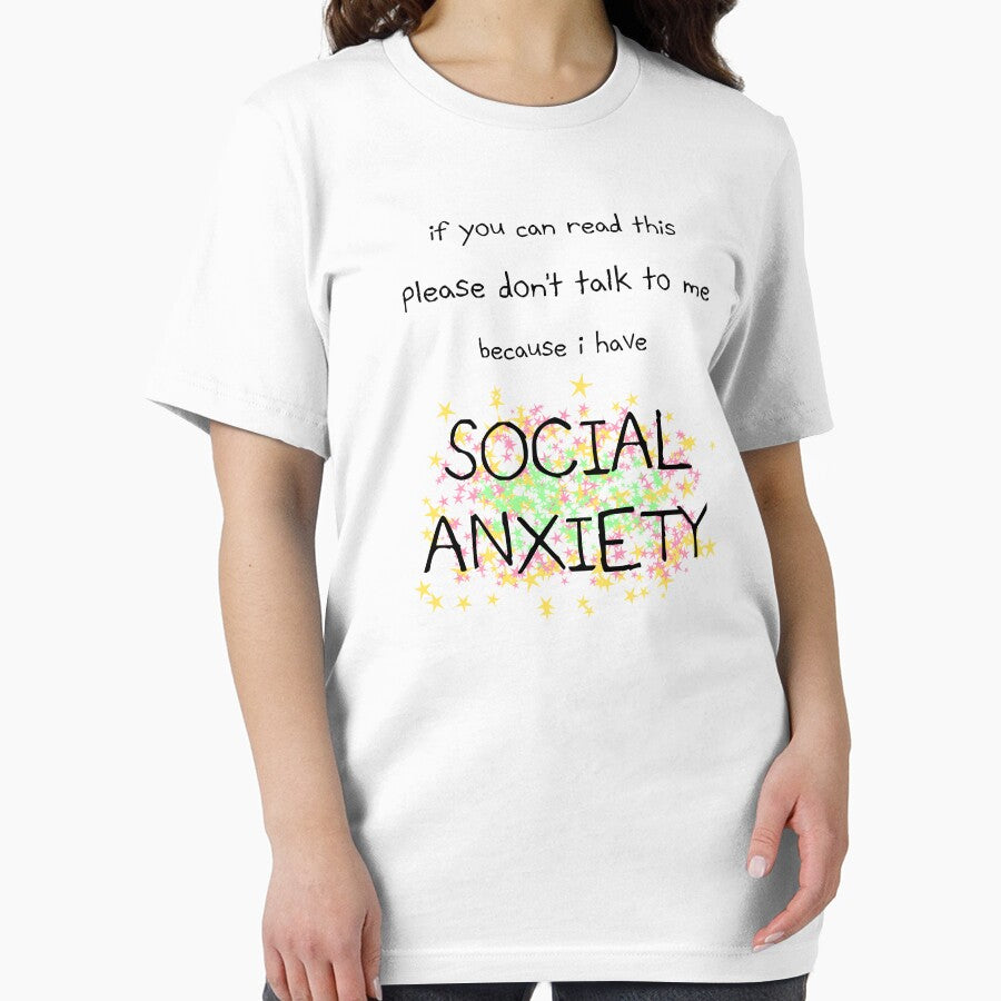 Social Anxiety Funny Design by Riley Levine