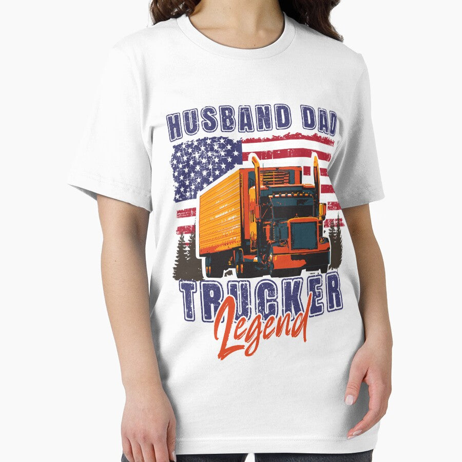 USA Big loads rig trucker vintage, Husband Dad Trucker Legend by HomeCoquette