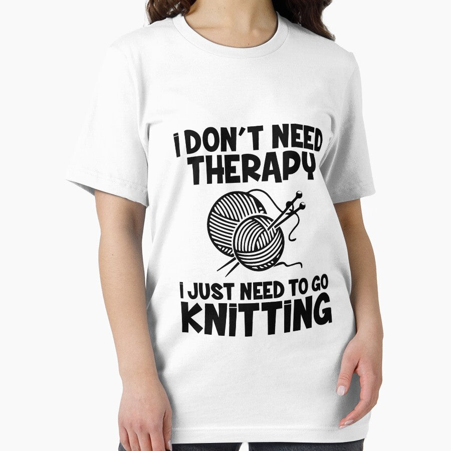 I Don't Need Therapy I Just Need To Go Knitting by JoyMoo