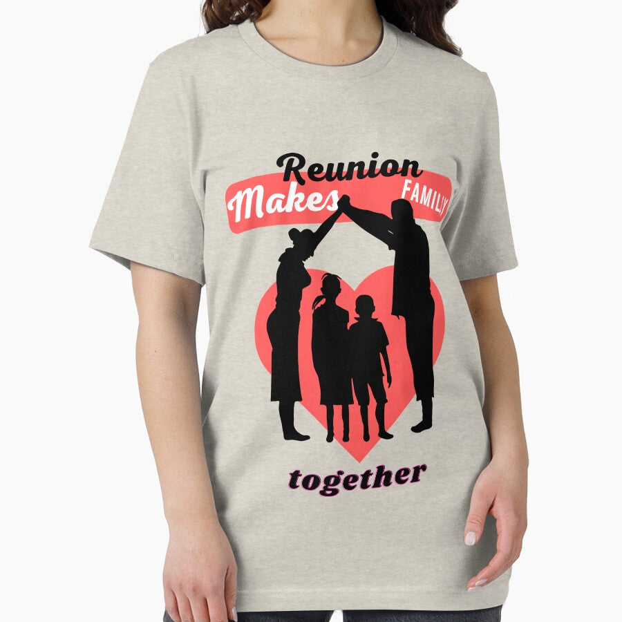 Reunion makes family together - Red heart by yssab
