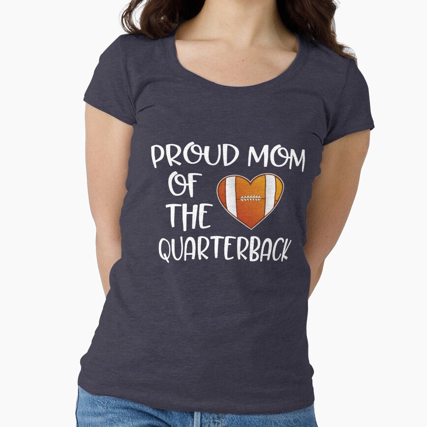 Proud Mom Of The Quarterback Gift For Football Mother by MommyMakesGifts