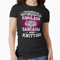 English, Sarcasm And Knitting by azdesigns4u