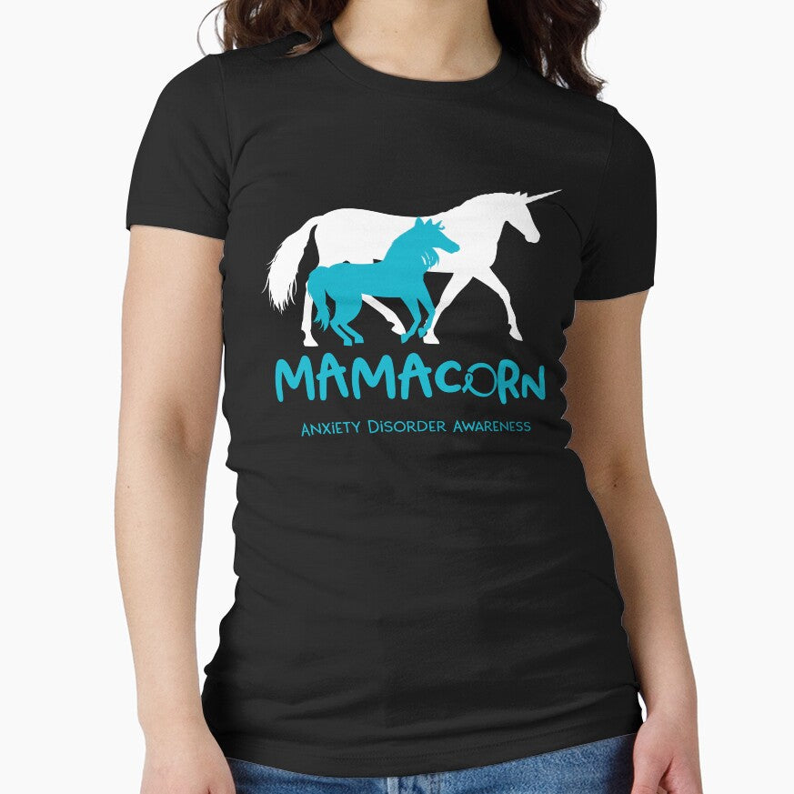 Anxiety Disorder Awareness Mama Unicorn Mamacorn Support Anxiety Disorder Warrior by RunningShop
