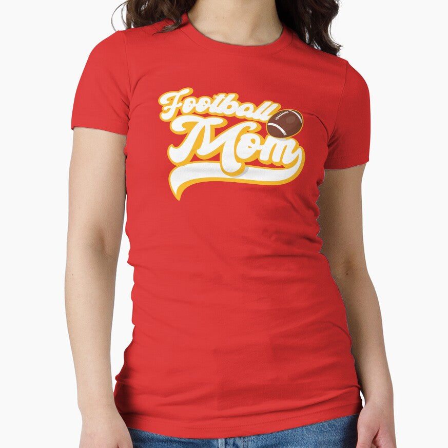 Football Mom Red and Gold by Hixon House