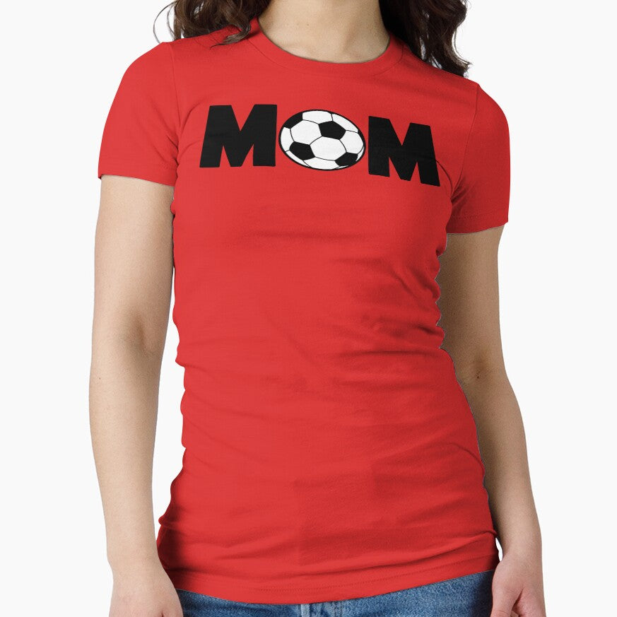Football Soccer Mom T Shirt by bitsnbobs