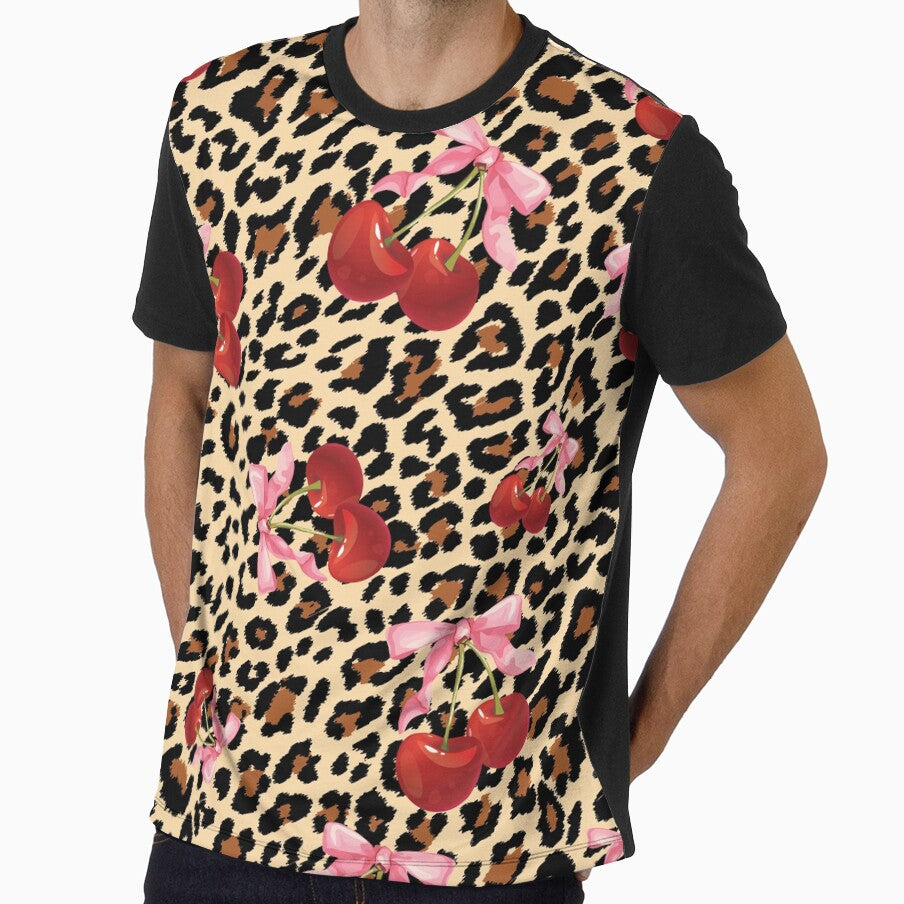 Cherry bow cheetah print by PMSNshop