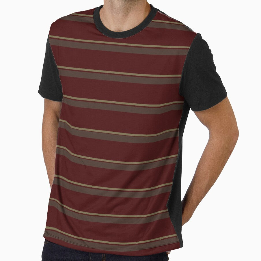 Forest stripes maroon by GabareyMaanyo