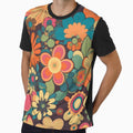 Floral Retro 70's Pattern by TheeDigitalDen