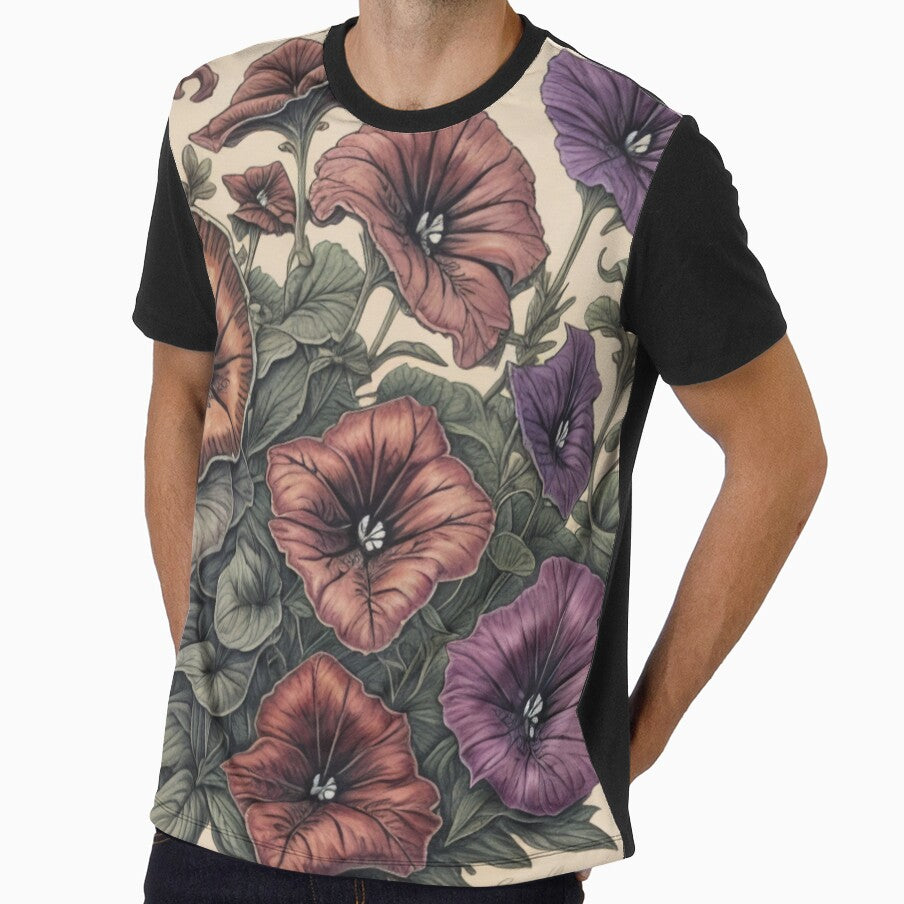"Hand Drawn" Petunias by Sun-Soles