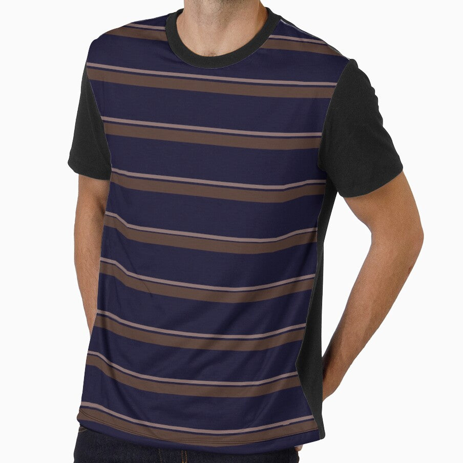 Coffee stripes blue by GabareyMaanyo