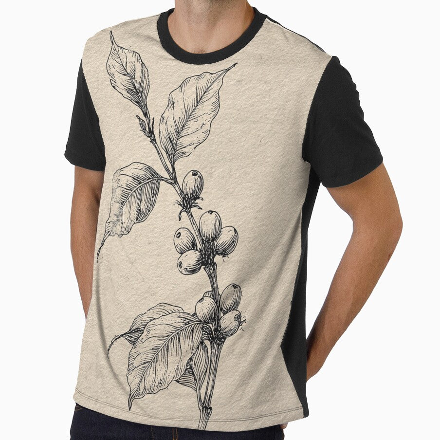 Botanical Branch With Berries Line Drawing by Visual Foundry