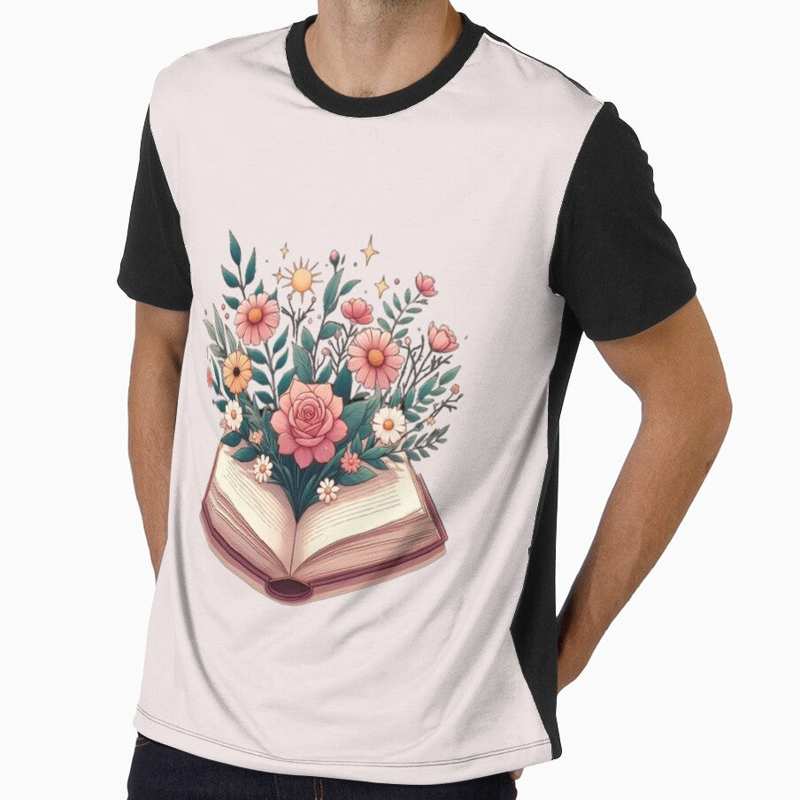 Bookv with flowers by bookica