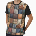 Western Denim Leather Patchwork Rustic Country Design by CoastalEmp