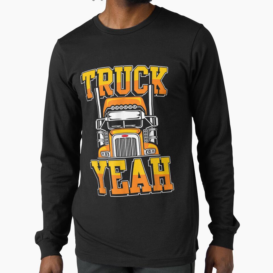 Truck Yeah For A Trucker Or Trucker Dad by amyadt77