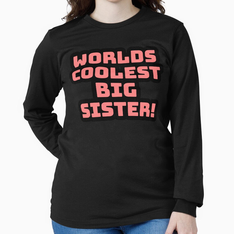 World's coolest big Sister pink and black by DemonicGloom