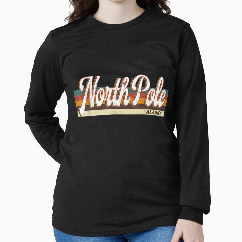 North Pole Alaska Retro Vintage 70s 80s Distressed by manidala