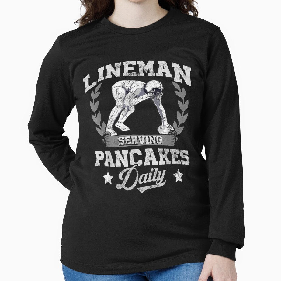 Lineman Serving Pancakes Daily Offense by beata155
