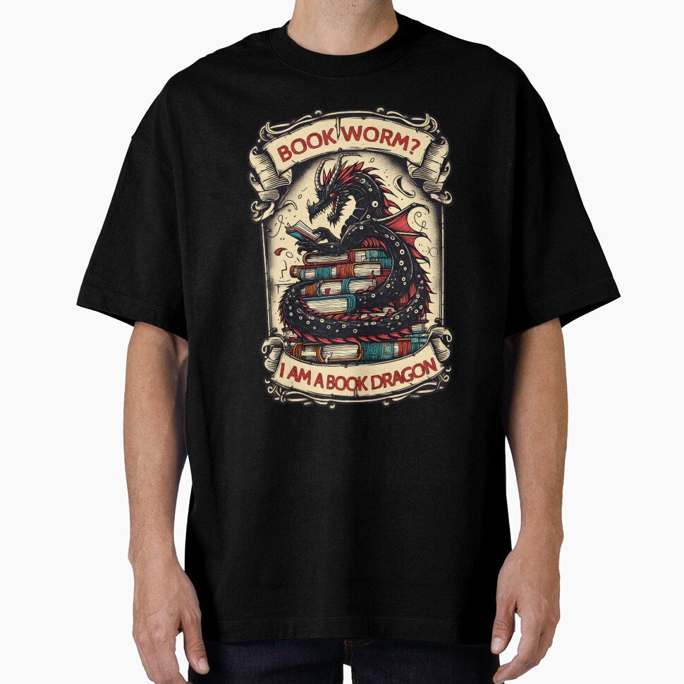 Book Worm? No, I am a Book Dragon by Boardgameo