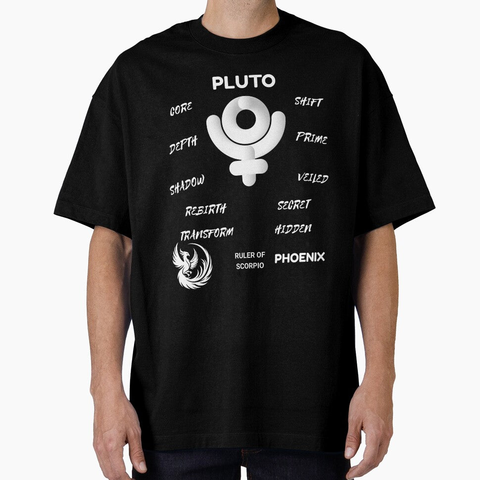 Pluto Planet Astrology Symbol Horoscope (Dark Version) by ZODIARA