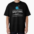 Knitting Gifts for Knitters - A Day Without Knitting Funny Gag Gift Ideas for Knitter & Yarn Lovers by merkraht