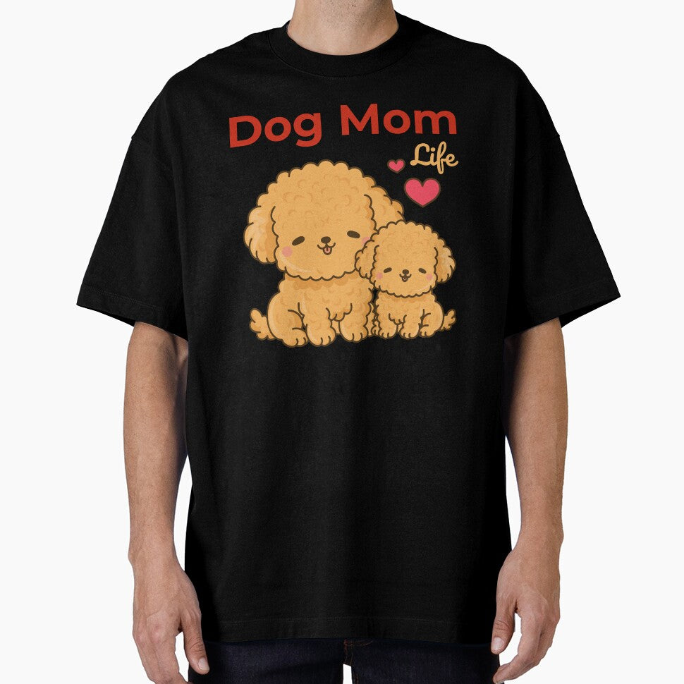 Dog Mom Life Cute Illustration – Adorable Dog Lover Gift Design by Graphizia