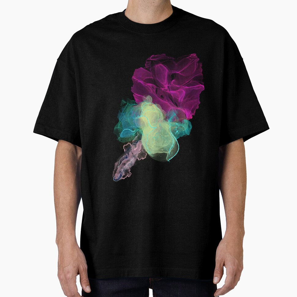 It's an abstract image of flowers in black by monaesane