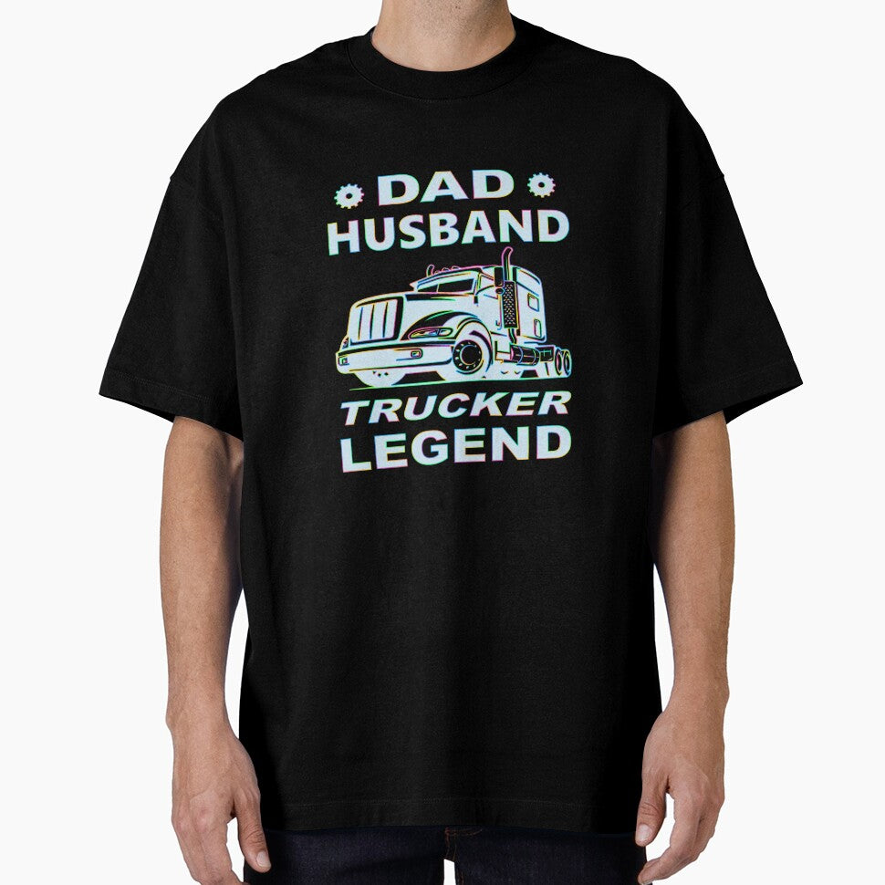 Trucker Legend Dad Husband. by OpenmindARTWORK