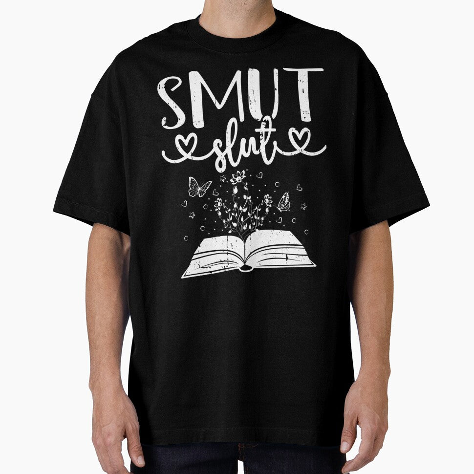 Smut Slut Funny Romance Book Lover Reading Reader by KristinTara