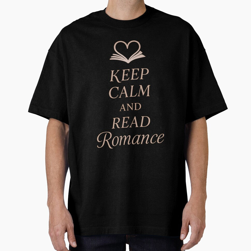 Keep Calm and Read Romance quote - Cute Bookish Gift for Romance Readers & Bookworms by LuxeGraphix