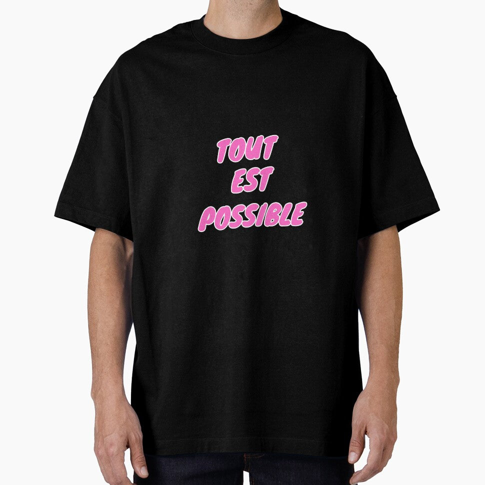 Motivational, Inspirational, Daily Affirmation, Positive, Pink, Tout est Possible by Magic Love Art Print