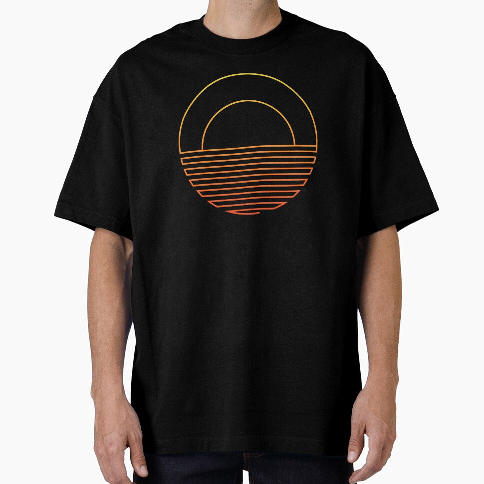 Sunset Line Art, Minimalist Art, Simple Art by bluesky26